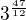 $3^{\frac{47}{12}}$