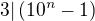 $3|\left(10^n-1\right)$