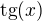 $\text{tg}(x)$
