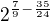 $2^{\frac{7}{9}-\frac{35}{24}}$