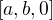 $[a, b, 0]$