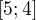 $[5;4]$