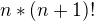 $n*(n+1)!$