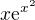 $x\mathrm{e}^{x^{2}}$