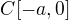 $C[-a, 0]$