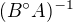 $(B � A)^{-1}$