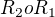 $R_{2} o R_{1}$