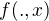 $f(.,x)$
