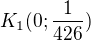 $K_1(0;\frac 1 {426})$