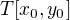 $T[x_0,y_0]$