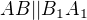 $AB||B_{1}A_{1}$