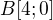$B[4;0]$
