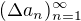$(\Delta a_n)_{n=1}^{\infty}$