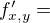$f_{x,y}'=$