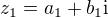 $z_1=a_1+b_1\mathrm{i}$