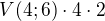 $V(4;6)\cdot 4\cdot 2$