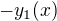 $-y_1(x)$