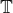 $\mathbb{T}$