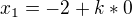 $x_{1}=-2+k*0$