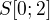 $S[0;2]$