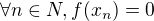 kopírovat do textarea $\forall n \in N, f(x_{n}) = 0$