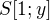 $S[1;y]$