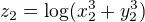 $z_2 = \log(x_2^3 + y_2^3)$