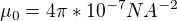 kopírovat do textarea $\mu_{0} =4\pi *10^{-7}NA^{-2}$