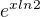 $e^{xln2}$