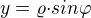 $y={\varrho}{\cdot}sin{\varphi}$