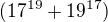 $(17^{19}+19^{17})$