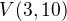 $V(3,10)$