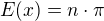 $E(x)=n\cdot \pi $