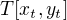 $T[x_{t},y_{t}]$