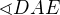 $\sphericalangle DAE$