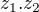 $z_{1}.z_{2}$