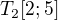 $T_{2}[2;5]$