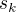 $s_{k}$