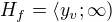 $H_f=\langle y_v;\infty)$