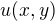 $u(x,y)$