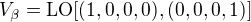 $V_\beta=\mathrm{LO}[(1,0,0,0),(0,0,0,1)]$