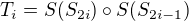 kopírovat do textarea $T_i=S(S_{2i}) \circ S(S_{2i-1})$