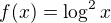$f(x)=\log^2x$