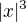 $|x|^{3}$