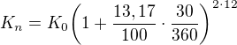 kopírovat do textarea $K_{n}=K_{0}\bigg(1+\frac{13,17}{100}\cdot \frac{30}{360}\bigg)^{2\cdot 12}$