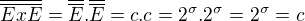 $\overline{\overline{ExE}} = \overline{\overline{E}}.\overline{\overline{E}} = c.c=2^{\sigma}.2^{\sigma} = 2^{\sigma} = c$