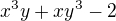 $x^{3}y+xy^{3}-2$