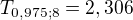 $T_{0,975;8}=2,306$
