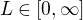 $L\in [0 ,\infty ]$