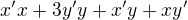$x'x+3y'y+x'y+xy'$